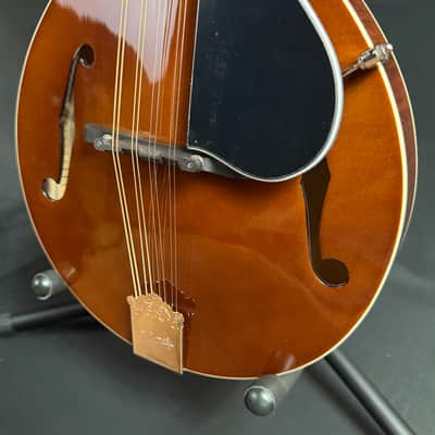 Kentucky KM-256 Artist Deluxe A-Style Mandolin Transparent Brown w/ Gig Bag image 8