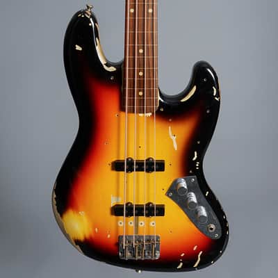 Fender Custom Shop Jaco Pastorius Tribute Jazz Bass Relic 2017 - 3-Color Sunburst image 1