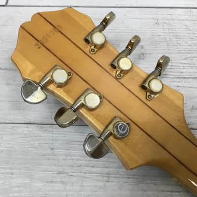 Epiphone Sheraton Electric Semi Hollowbody Guitar MIJ Japan - Natural image 8