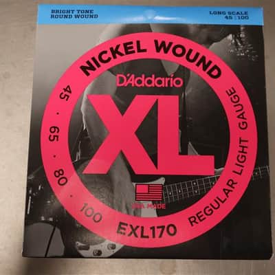 D'addario EXL-170 Regular Light Guage Bass Strings image 1