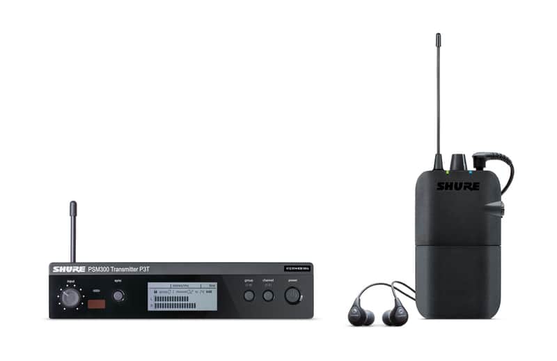 Shure P3TR112GR-G20 PSM-300 Wireless In-Ear Monitoring Set With SE112 Earphones. G20 Band image 1