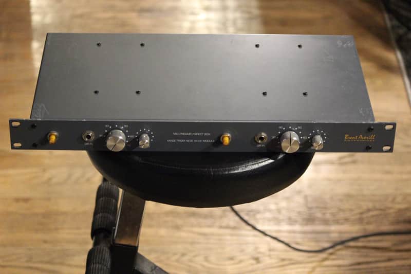 Brent Averill Neve 3405 racked microphone preamp pair image 1