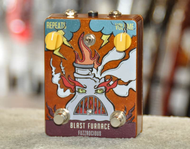 FUZZROCIOUS Blast Furnace / Disto Fuzz with Integrated Momentary Delay / Made In USA image 1