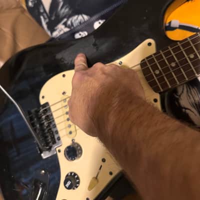 Fender Squier Strat 1990s - Black image 1