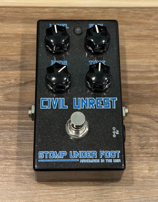 Stomp Under Foot Civil Unrest 2010s Black Sparkle w/ original box image 1