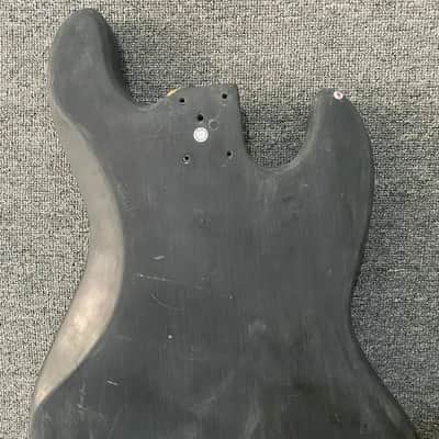 Black Left Hand 4 String Jazz Bass Style Basswood Body image 8