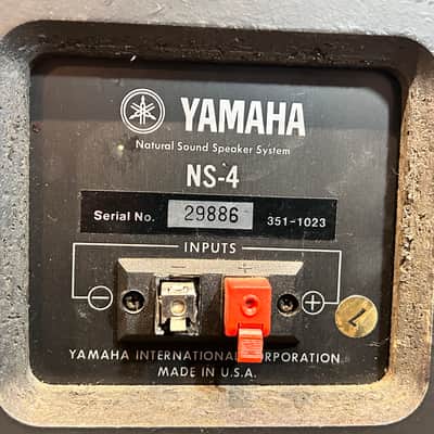 Yamaha NS-4 Vintage Natural Sound Bookshelf Monitors image 7