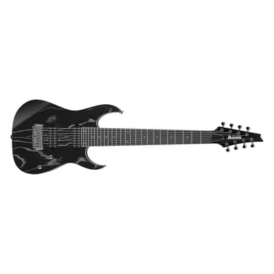 Ibanez RG5328 Prestige 8-String Guitar Lightning Through a Dark Black + Hard Case - Brand New image 1