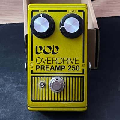 DOD Overdrive Preamp 250 Reissue 1995 - Present - Yellow image 1