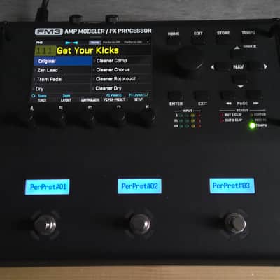 Fractal Audio FM3 Amp Modeler / FX Processor 2020 - 2022 - Black image 1