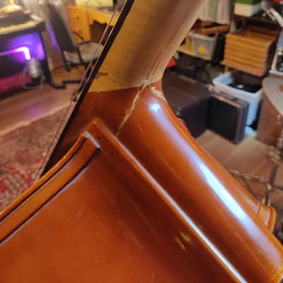 Hungarian 1980s double bass solid top Hungarian 1980s - Solid top image 5