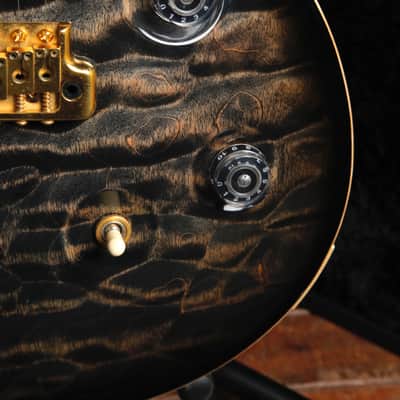 PRS Custom 24 10-Top Wood Library Rosewood Neck Charcoal Burst 2010 Pre-Owned image 7
