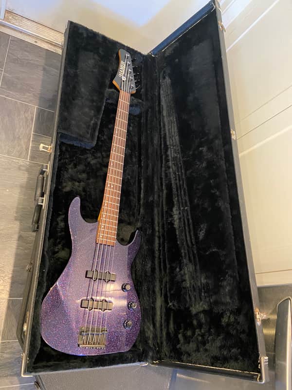 Hamer Slammer 5-String Bass 2010s Purple Sparkle image 1