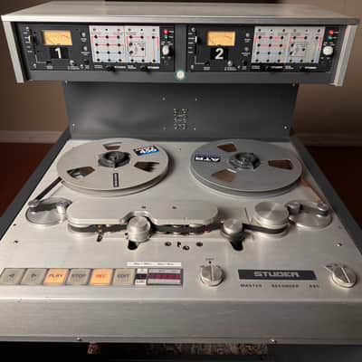 Studer A80-VU II 1/2" 2-Track Master Recorder + 1/4" Headstack | NAB | 15/30 IPS image 2