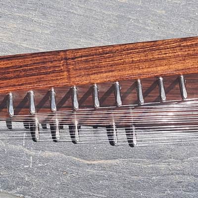 Beautiful Vintage Antique Rosewood Psaltry 18" image 8