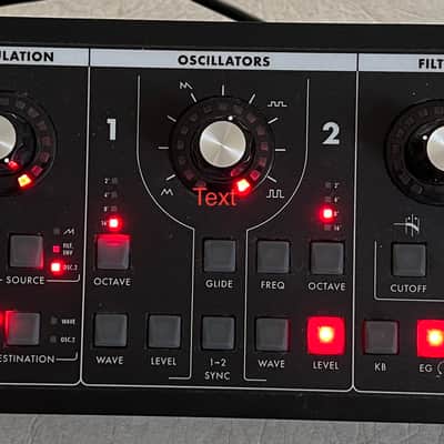 Immagine Moog Slim Phatty Analog Synthesizer 2010s - Black - 1