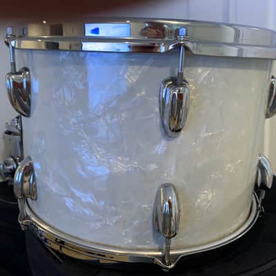 Slingerland Rack Tom 1950's-1960's - 9x13 White Marine Pearl image 4