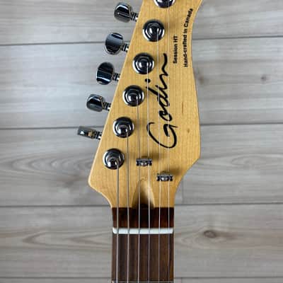 Godin Session HT Electric Guitar Bourbon Burst RN image 10