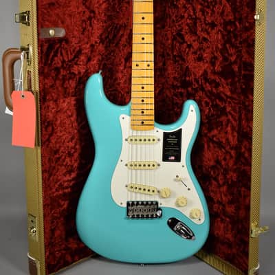 2024 Fender American Vintage II 1957 Stratocaster Seafoam Green w/OHSC image 1
