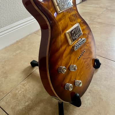 Left Handed Carvin CS6 California Single Cut Carved Top - Quilted Honey Burst Finish image 3