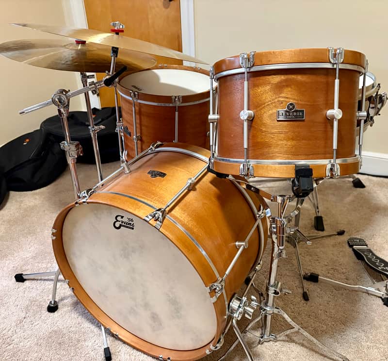 Reverie Drum Co Timothy Roberts Custom 2024- Mahogany 20/12/14 image 1