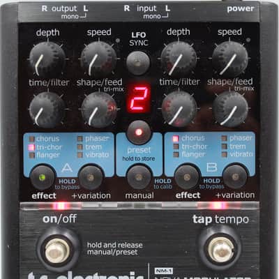 TC Electronic Nova Modulator NM1 NM-1 Guitar Effect Pedal 8661620 image 4