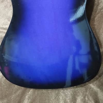 FLORAL HAND-PAINTED DARK PURPLE CLASSICAL GUITAR 30" image 15