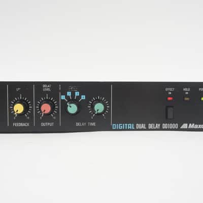 [SALE Ends Aug 7] Maxon DD1000 Dual Digital Delay 80's Vintage Rack w/ 100-240V PSU image 4