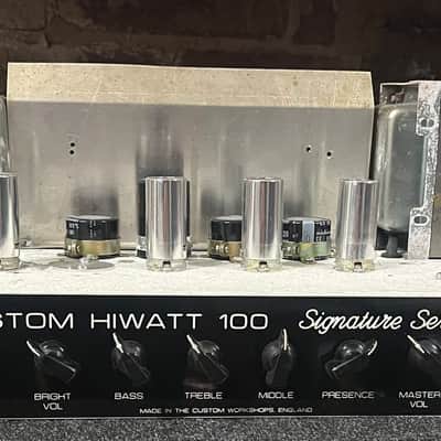 2005 HIWATT Custom Shop SSD103 100W Head Class A/B Signature Series Made in England VERY RARE image 7