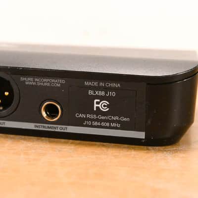 Shure BLX88 Receiver with BLX2/PG58 Transmitter - J10 (NO POWER SUPPLY) CG010XB image 7