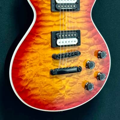 Dean Dean Thoroughbred Select Floyd Quilted Maple 2021 - Natural Black Burst image 3