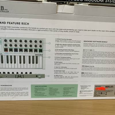 Arturia MiniLab MkII 25-Key MIDI Controller 2017 - Present - White image 5