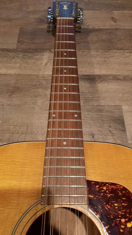 Guild D-25-12 - Natural Early 90s Westerly USA | Reverb