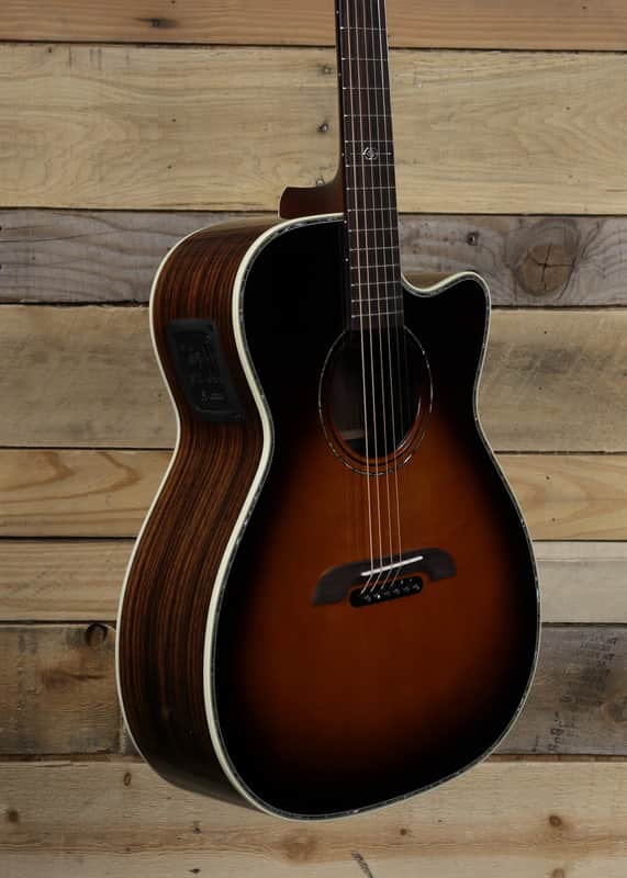 Alvarez WY1TS  Yairi Stage Series Folk Acoustic/Electric Guitar Tobacco Sunburst w/ Case image 1