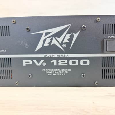 Peavey PV 1200 Professional Stereo Power Amplifier 600W x2 Made in USA image 3