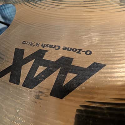 16" Sabian Ozone Effect Crash O-Zone Cymbal EFX AAX 2010s - Brilliant image 2