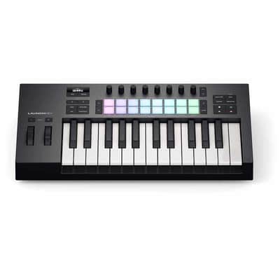NOVATION LAUNCHKEY-25-MK4 Mk4 - Clavier maitre 25 touches, 16 pads, 8 encodeurs écran OLED image 2