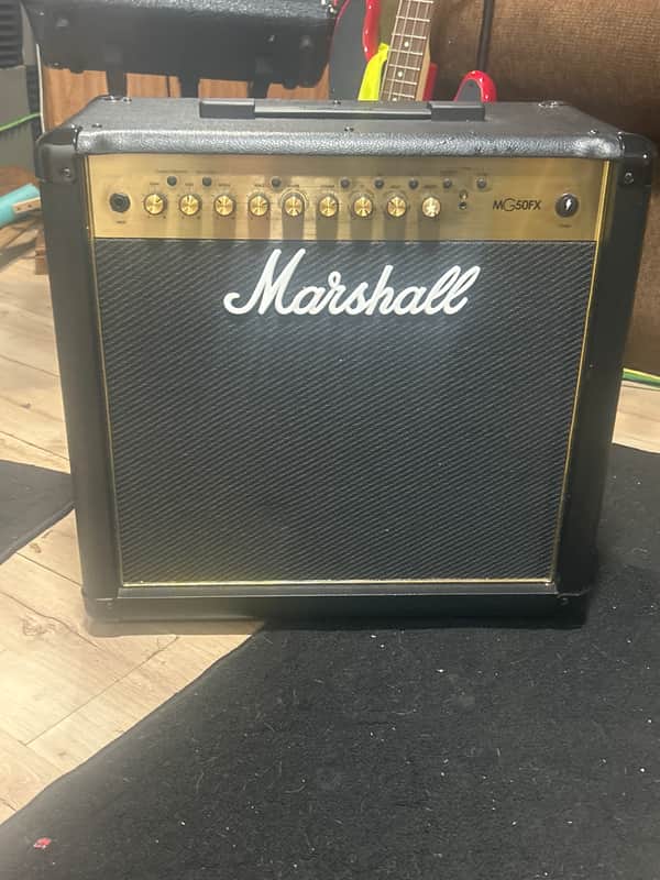 Marshall MG Gold MG50GFX 4-Channel 50-Watt 1x12" Solid State Guitar Combo 2018 - Present - Black image 1