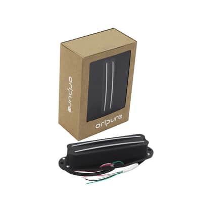 OriPure Hot Dual Rail Humbucker Alnico 5 ST Guitar Pickup Black Neck Pickup 6.2K image 5