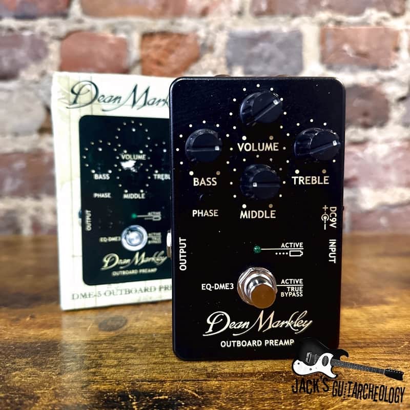 Dean Markley DME-3 Outboard Preamp w/ Box *USED* (Black - 2020s) image 1