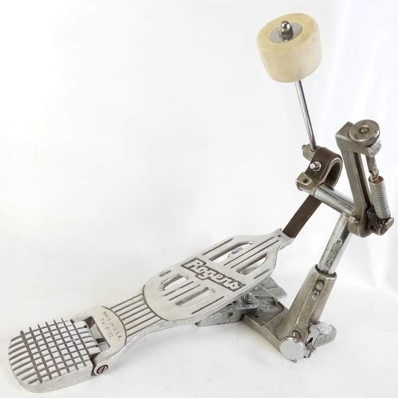 Rogers Pre-CBS Split-Heel Swiv-O-Matic Foot Pedal Bass Drum 396R Vintage 60s USA image 1