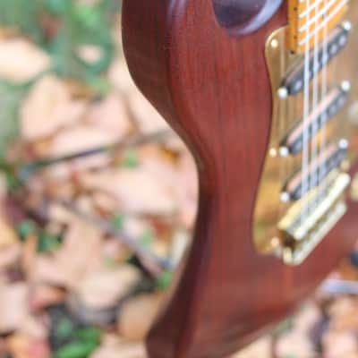 Schecter dream machine exotic woods boogie bodies brass hardware - natural image 4