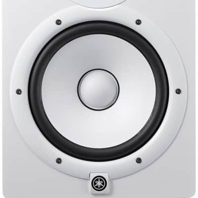 Yamaha HS8W | 8in Powered Studio Monitor - 120W | White Finish with Room Control & 38Hz Response image 8