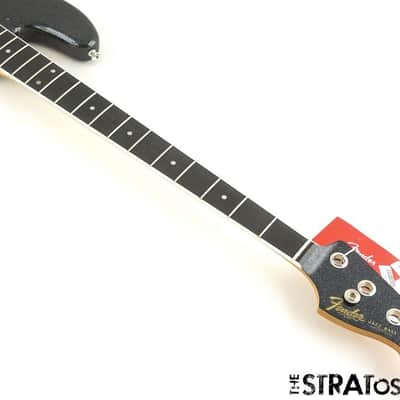 Fender Ltd. Gold Foil Jazz J Bass BODY + NECK Alder Ebony Black Sparkle image 3