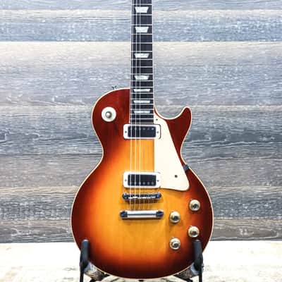 Gibson Les Paul Deluxe 1972 Cherry Sunburst Electric Guitar w/Case #962088 image 2