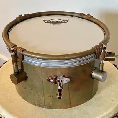 A&F 8” Timbale Snare 2020s - Patina Brass image 3