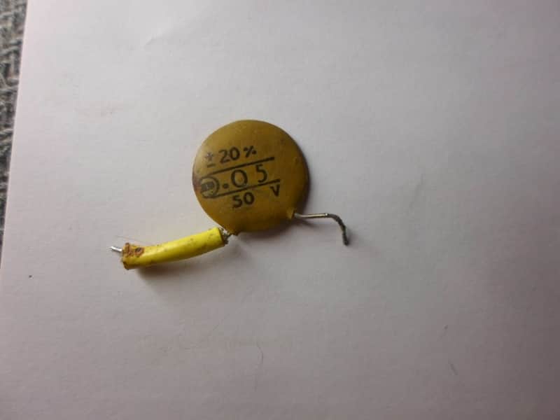 Original Fender Telecaster .05 50V Tone Cap 1960's image 1