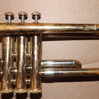 Reynolds Medalist Trumpet, USA, Brass with 7C mouthpiece, case, good condition image 18