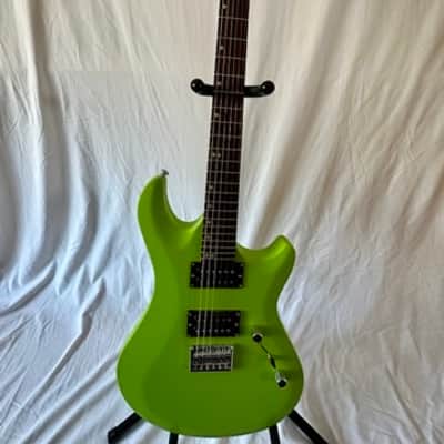 Anthem S-style Electric 24 Fret Guitar HH 2009 - Matte Green image 1