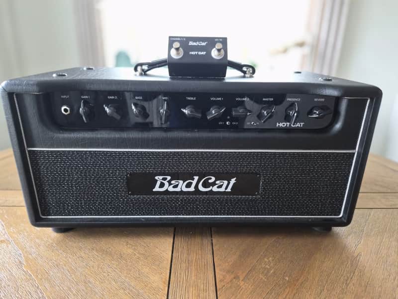 Bad Cat Hot Cat Handwired Series 2-Channel 45-Watt Guitar Amp Head 2022 - Present - Black image 1